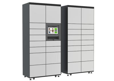 China CE FCC Electronic Post / Mail Lockers with Advertising Videos 19” LCD Display for sale