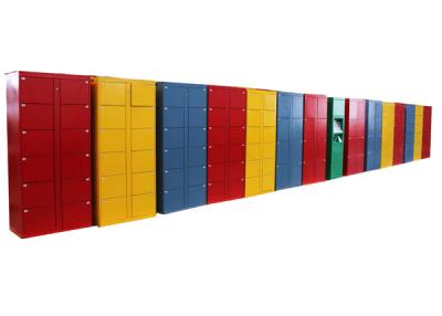 China Smart Public Rental Airport Left Luggage Lockers ,  Card / Cash Payment System Market Metal Lockers for sale