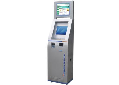 China Touch Screen Credit Card Payment Interactive Information Kiosk for Bank / Shopping Mall for sale