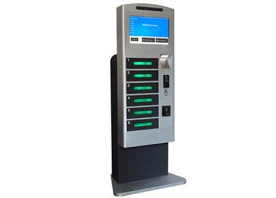 China Coins / Bills Accepted Train Station Cell Phone Charging Tower Station with Deposit Locker for sale