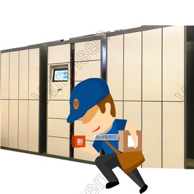 China Click Collect Parcel Delivery Lockers Rfid Indoor Android System Remote Control for sale