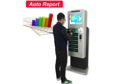China Electronics Charging Station Mobile Charge Kiosk Auto Report Function Wifi Connection for sale