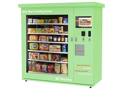 China Touch Screen Mini Mart Vending Machine Beverage Candy Snack Food Drink Can Bottle for sale