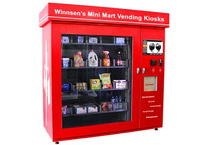 China Commercial Parks Vending Kiosk , Automatic Prepaid Cards Food Vending Station for sale