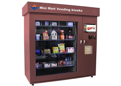 China Touch Screen Mini Mart Vending Machine Automated Retail Coin Bill Card Operated for sale