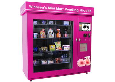China CE Auto Self Service Mini Mart Vending Machine , Network Remote Control Kiosk Systems for sale