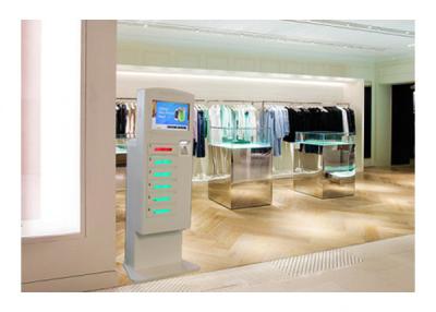 China Coin Operated Cell Phone Charging Kiosk Digital Lockers For Shopping Mall for sale