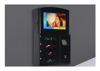 China Wall Monuted Cell Phone Charging Stations 19 inch Monitor with Anti Water Anti Vandal Option for sale
