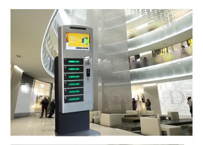 China Commercial Cell Phone Charging Stations Kiosk , Secure Phone Charging Station for sale