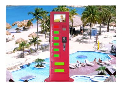 China Advertising Information Quick Cell Phone Charging Kiosk for Resorts / Tourist Attraction / Scenic Spots for sale