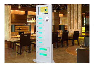 China Restaurant Hotel Emergency Cell Phone Charging Station High Precision with Password Barcode Fingerprint Scanner for sale