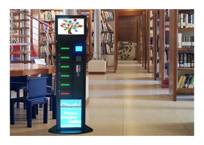 China Public Cell Phone Charging Station Kiosk with 1280 × 1024 High Resolution for sale