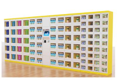 China Outdoor Drink Vending Lockers , Snack Vending Machine With Cash / Cashless Payment for sale