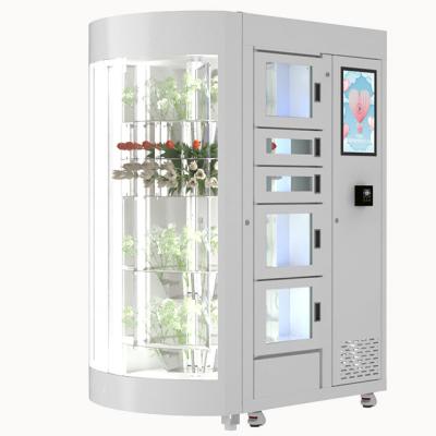 China OEM Flower Vending Machine Convenience Flower Store Shop With 360 Degree Window for sale