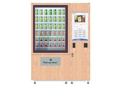 China Máquinas de venda automática saudáveis avançadas da salada com sistema do elevador/função de controle remoto à venda