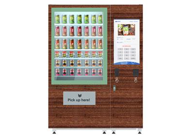 China Belt Lift System Fridge Vending Machine For Salad / Fruit / Vegetable Sale for sale