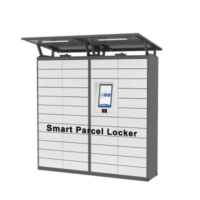 China Multi-Compartments Parcel Delivery Box With Secure Drop Lockers Control System en venta