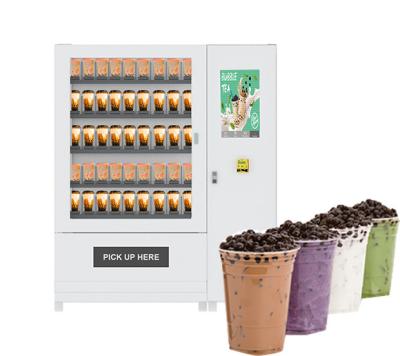 China Máquina de venta de bebidas en ascensor Máquina de venta de té de burbujas para centros comerciales en venta