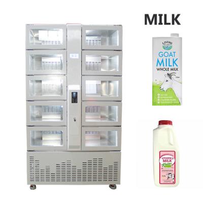 China Locker Smart Vending Machine Packed Food Milk Vending Machine With Lockers for sale