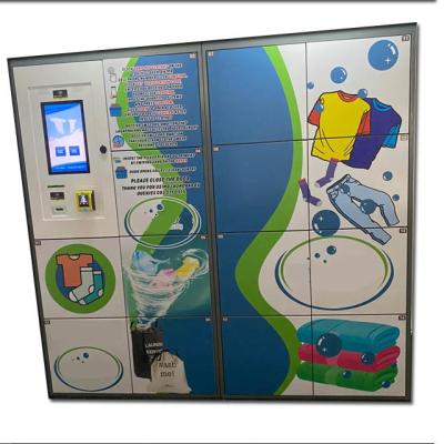Chine Armoire personnalisée Vêtements de lavage Technologie de livraison de colis Boîte de livraison de vêtements de rangement intelligent Armoire de lavage intelligent à vendre