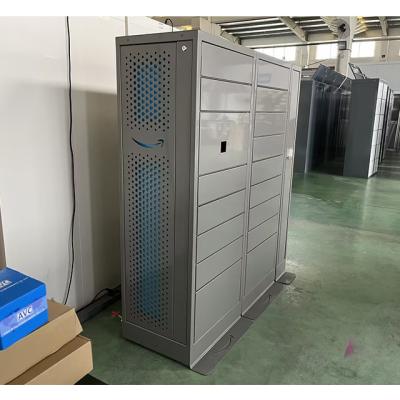 China Parcel Drop Box Large Locking Mailbox Secure Package Delivery Steel Locker en venta