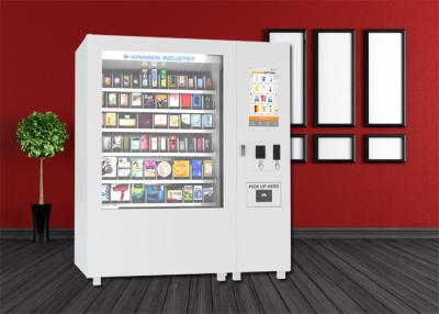 China Bus Station Mini Mart Vending Machine , Snack Vending Kiosk With Big Touch Screen for sale