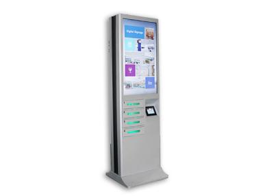 China Chargeable Digital Signage Cell Phone Charging Lockers 43 Inch Big Lcd Screen for sale