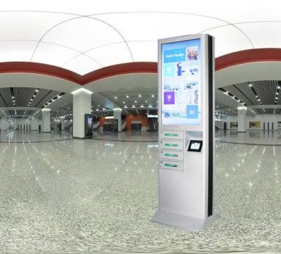 China 43 Inch Advertising Mobile Phone Charging Station With Safety Electronic Locks for sale
