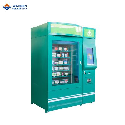 China Double Cabinet Pharmacy Vending Machine , Medicine Vending Machine With Cooling System for sale