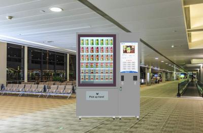 Китай Кредитная карточка примечания Билл монетки привелась в действие автомат для напитков закусок с большой функцией рекламы экрана касания продается
