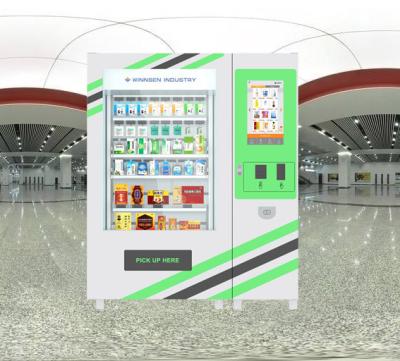 China Negócio da máquina de venda automática da farmácia do pagamento com cartão de crédito de Winnsen com elevador e unidade refrigerando à venda