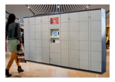 China Quiosque eletrônico do cacifo da porta do armazenamento alugado público do armário da bagagem para o escritório da oficina à venda