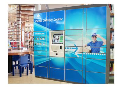 China Cacifo eletrônico para o armazenamento seguro, cacifos automatizados da entrega do pacote da porta UV do metal 36 da esterilização do pacote à venda