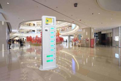 China Floor Standing Mobile Phone Cell Phone Charging Stations With Remote Platform And Differnt Payment Devices for sale