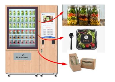 China Winnsen Juice Salad Vending Machine , Healthy Food Vending Locker With Lift System for sale