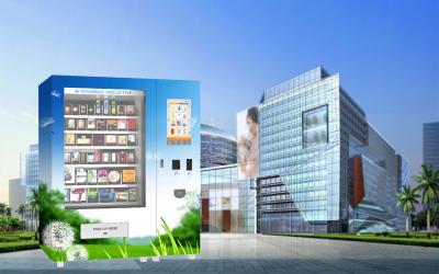 China Máquina expendedora de la farmacia de Winnsen, máquina expendedora combinada del bocado pantalla táctil de 22 pulgadas en venta