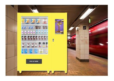 China Customized Meal Food Vending Machine Lockers For Bus Station , Sandwich Vending Machine for sale