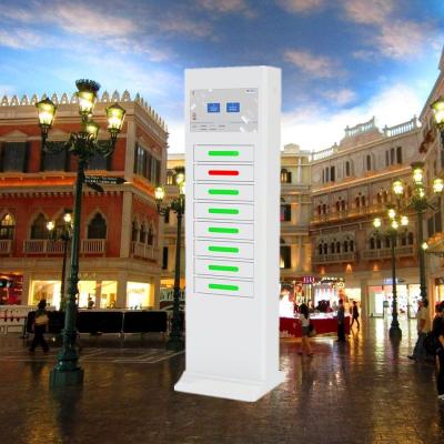 China Restaurant CellPhone USB Phone Charging Station Kiosk High Technology Design for sale