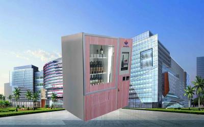 China CE FCC Winnsen Wine Vending Machine For Shopping Mall With Credit Card Reader Payment for sale