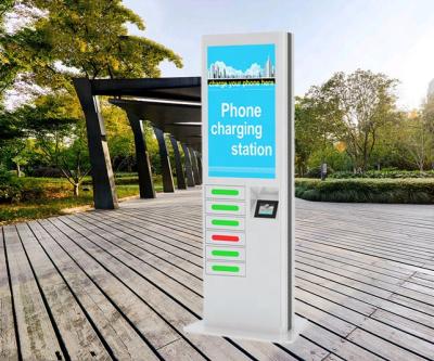 China Coin Operated Mobile Phone Charging Machines Public Charging Stations for Shopping Mall Airport for sale