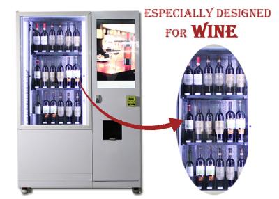 China Automatischer Aufzugs-Rotwein-Flaschen-Automat mit Aufzug-und Förderer-System zu verkaufen