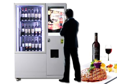 China Lift Refrigerated Wine Vending Machine , Champagne Beer Vending Kiosk for sale
