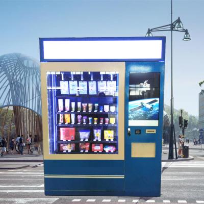 China Shop 24 Self Service Egg Salad Fresh Milk Perfume Shampoo Oil Skin Care Products Vending Machines with Card Payment for sale