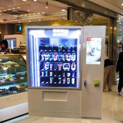 China 24 Hours Coin Operated Milk Soda Vending Machine For Snack Drink with Advertising Display for sale