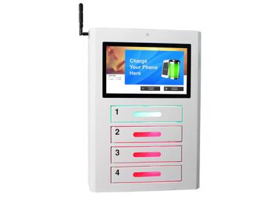 China Touch Screen Multiple Cell Phone Charging Station , Mobile Phone Charging Kiosk for iPhone / iPad /Android Devices for sale