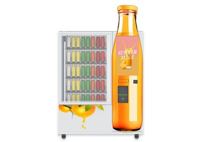 China OEM ODM Mini Mart Vending Machine Sandwich Salad Orange Apple Cranberry Fruit Fresh Juice Vending Machine With Elevator for sale