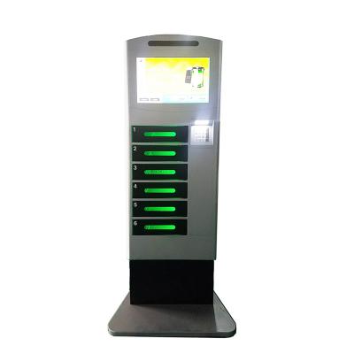 China Winnsen High End Vending Public Mobile Phone Charging Kiosk Floor Standing Machine for sale