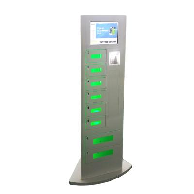 China Network Smart Charging Locker , Cell Phone Charging Machine Android Touch Digital AD for sale