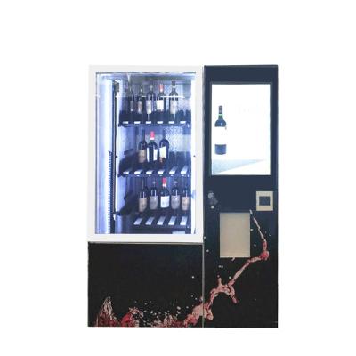 China ODM / OEM Wine Champagne Bubbly Alcohol vending Machine with Basket for Delivering for sale