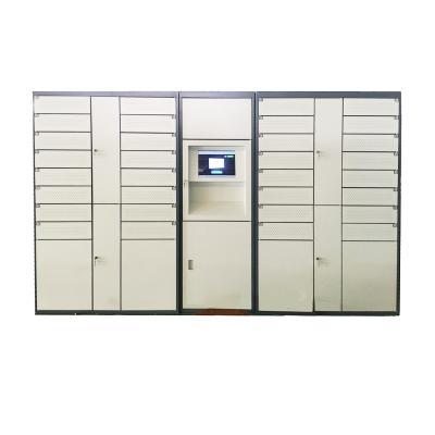 China CE FCC Certified Vertical Digital Steel Automated Parcel Collection Lockers For Delivery Service for sale